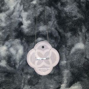 Evereve silver bar necklace
